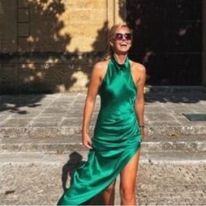 Amanda Uprichard Green Maxi Dress